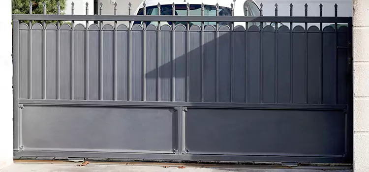 Metal Driveway Gate Installation Rogers