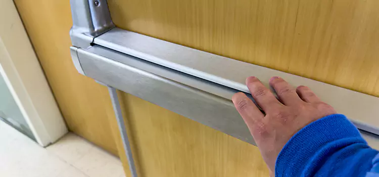 Installing a Push Bar on a Door Rogers